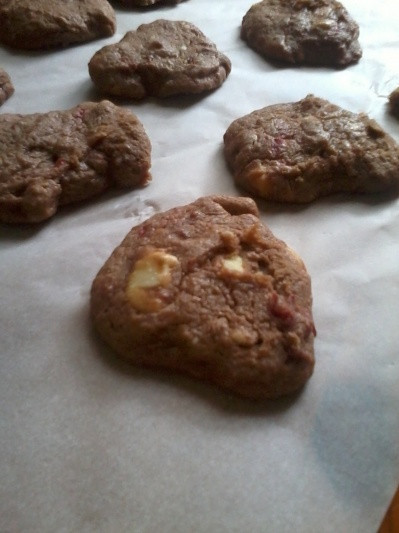Cookies moelleux au chocolat blanc &amp; framboises Image 1