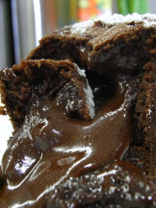 Cake au chocolat noir fondant
